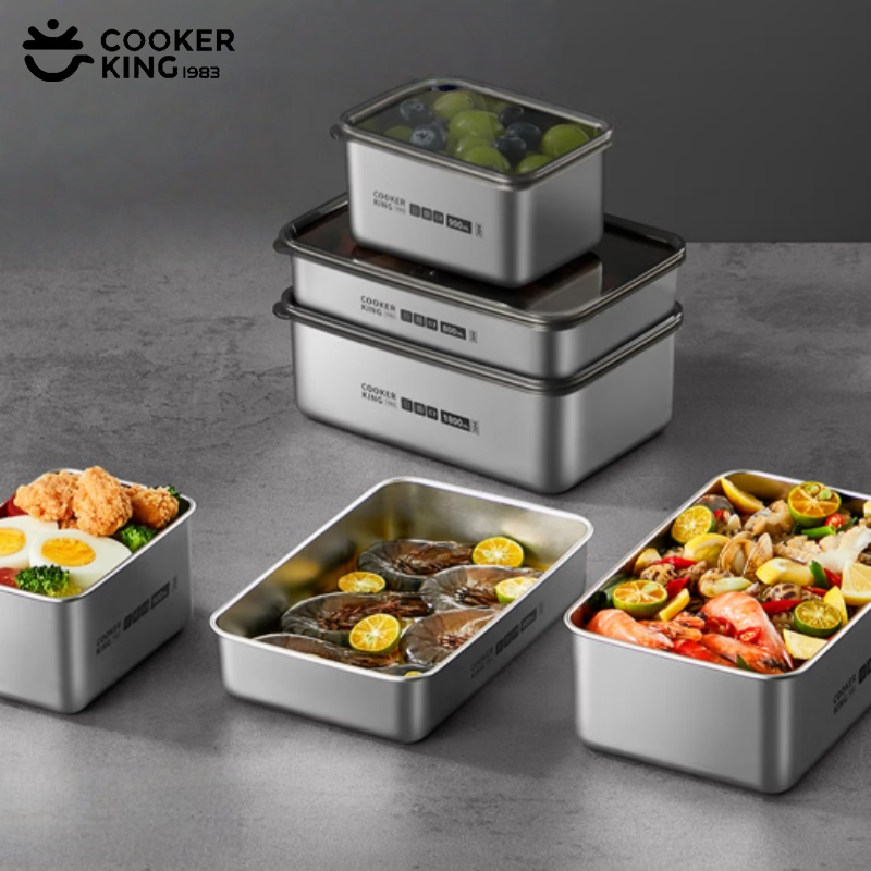 Stainless Bento Box - COOKER KING Caja de conservación de