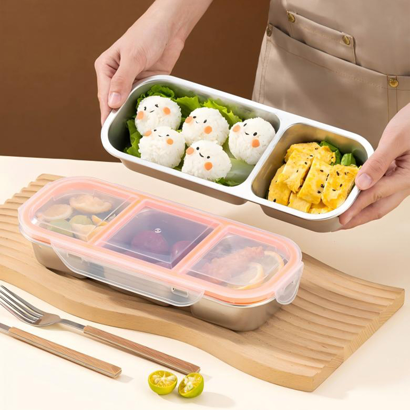 Stainless Bento Box - Lonchera de Acero Inoxidable 304 de