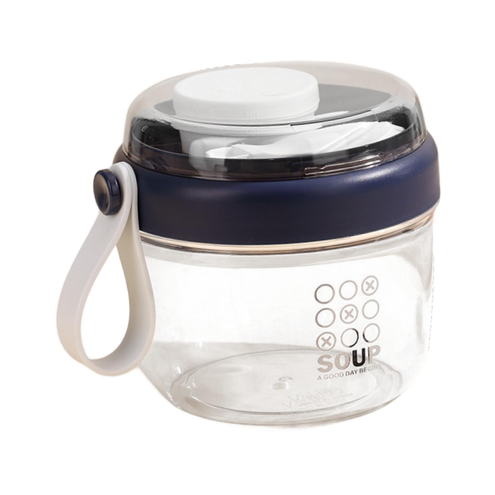 Meal Prep Yogurt Containers - Recipiente para Ensaladas con Tapa y