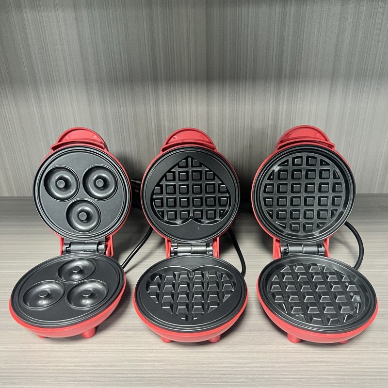 Breakfast Sandwich Press - Mini Waflera Multifuncional en Forma de