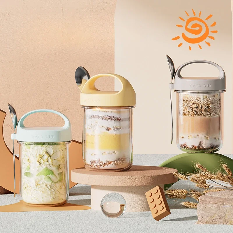 Meal Prep Yogurt Containers - Nuevas tazas de desayuno de 420ML,
