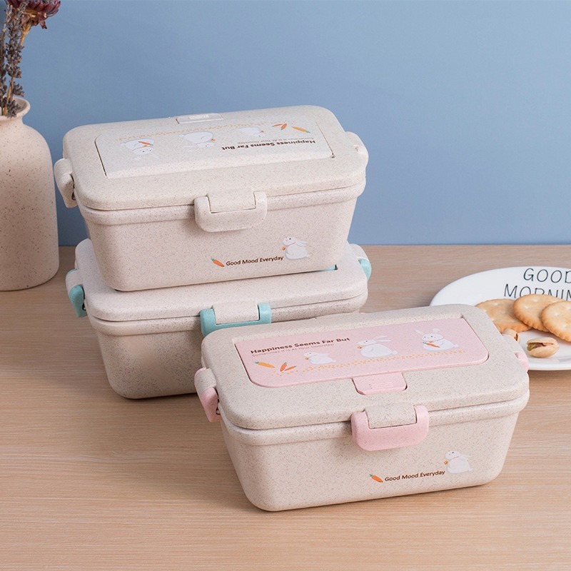 Meal Prep For Office - Contenedor Ecológico de Paja de Trigo