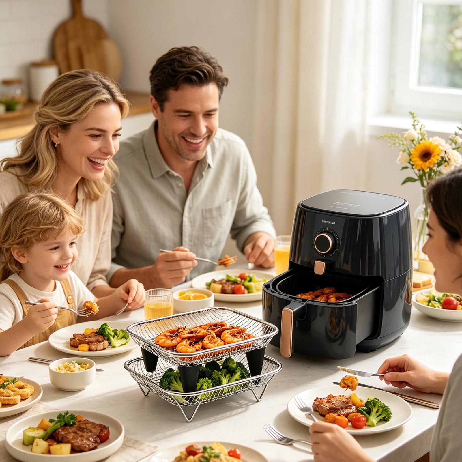 Cesta para freidora de aire de - Meal Prep Menu reseña y precio