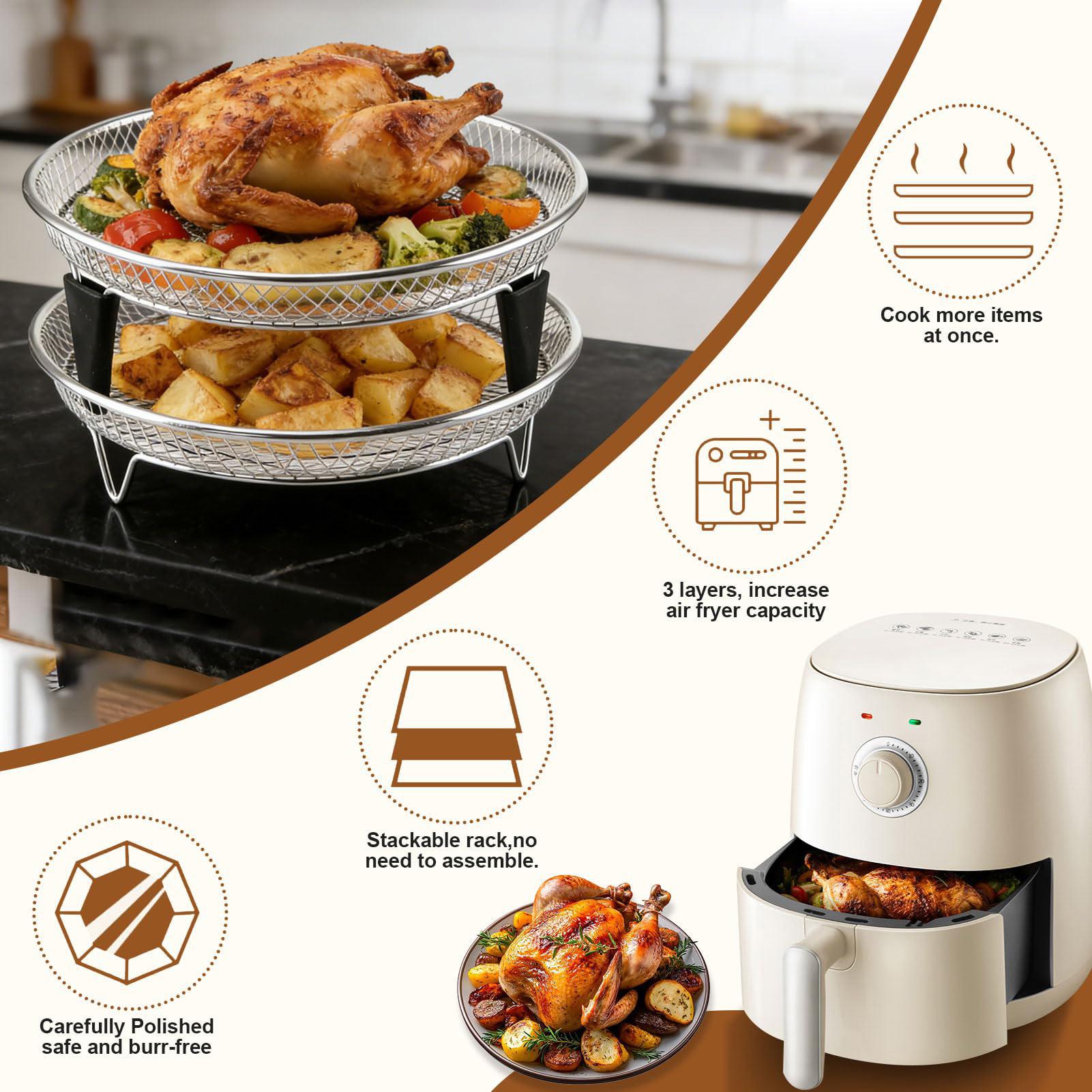 Cesta para freidora de aire de - Meal Prep Menu reseña y precio