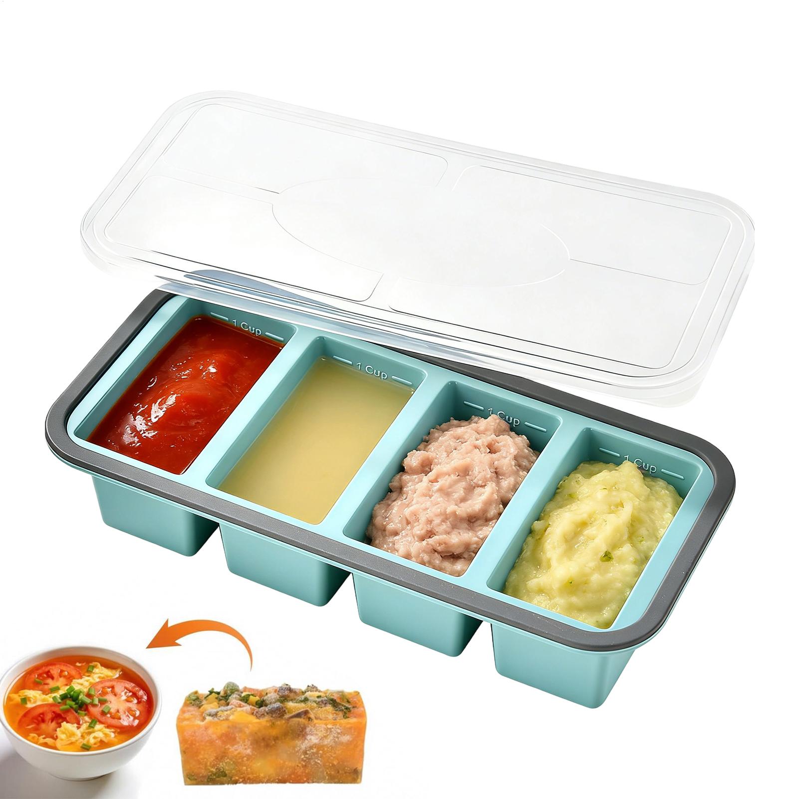 Molde de silicona para congela - Meal Prep Menu reseña y precio