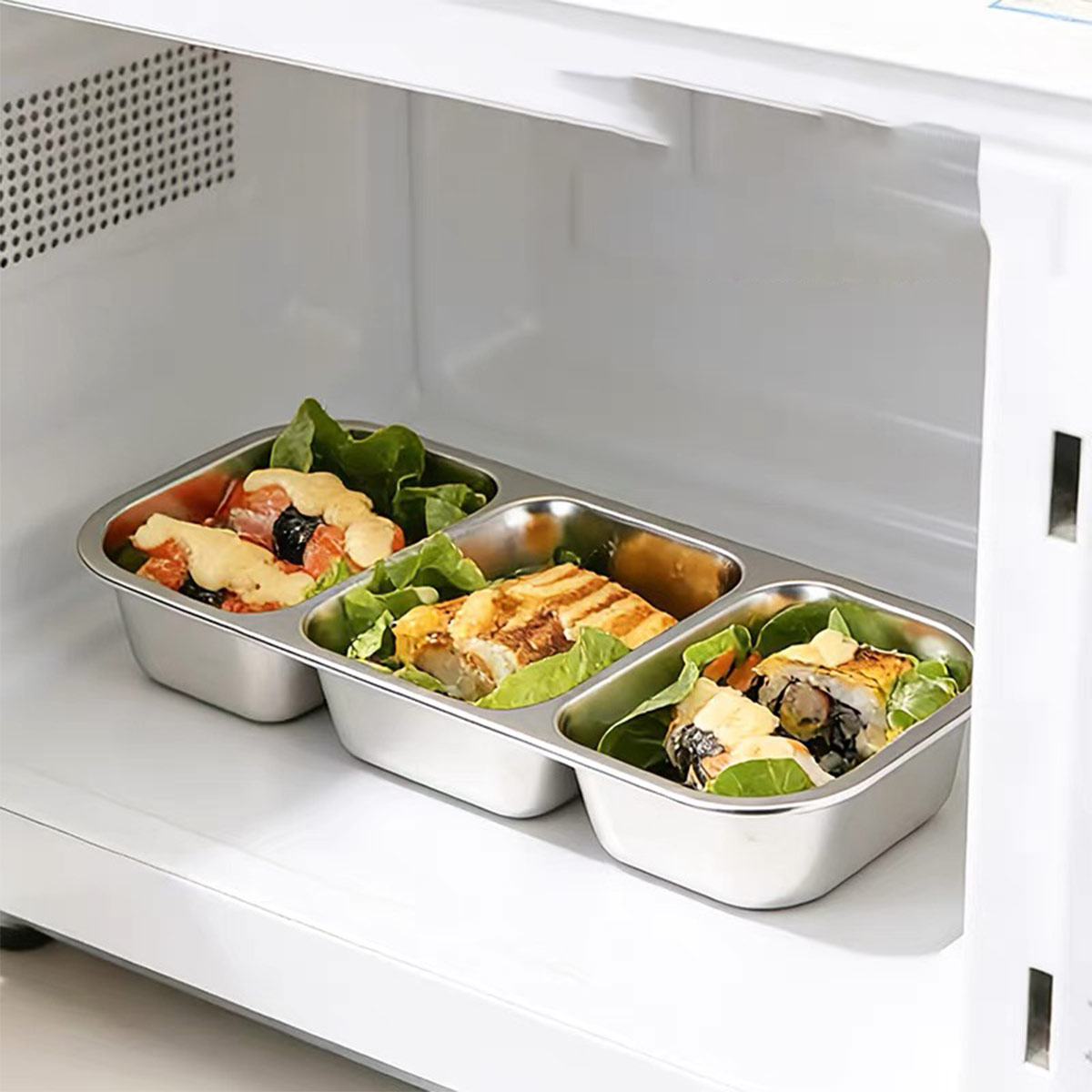 Contenedor de almacenamiento d - Stainless Bento Box reseña y precio
