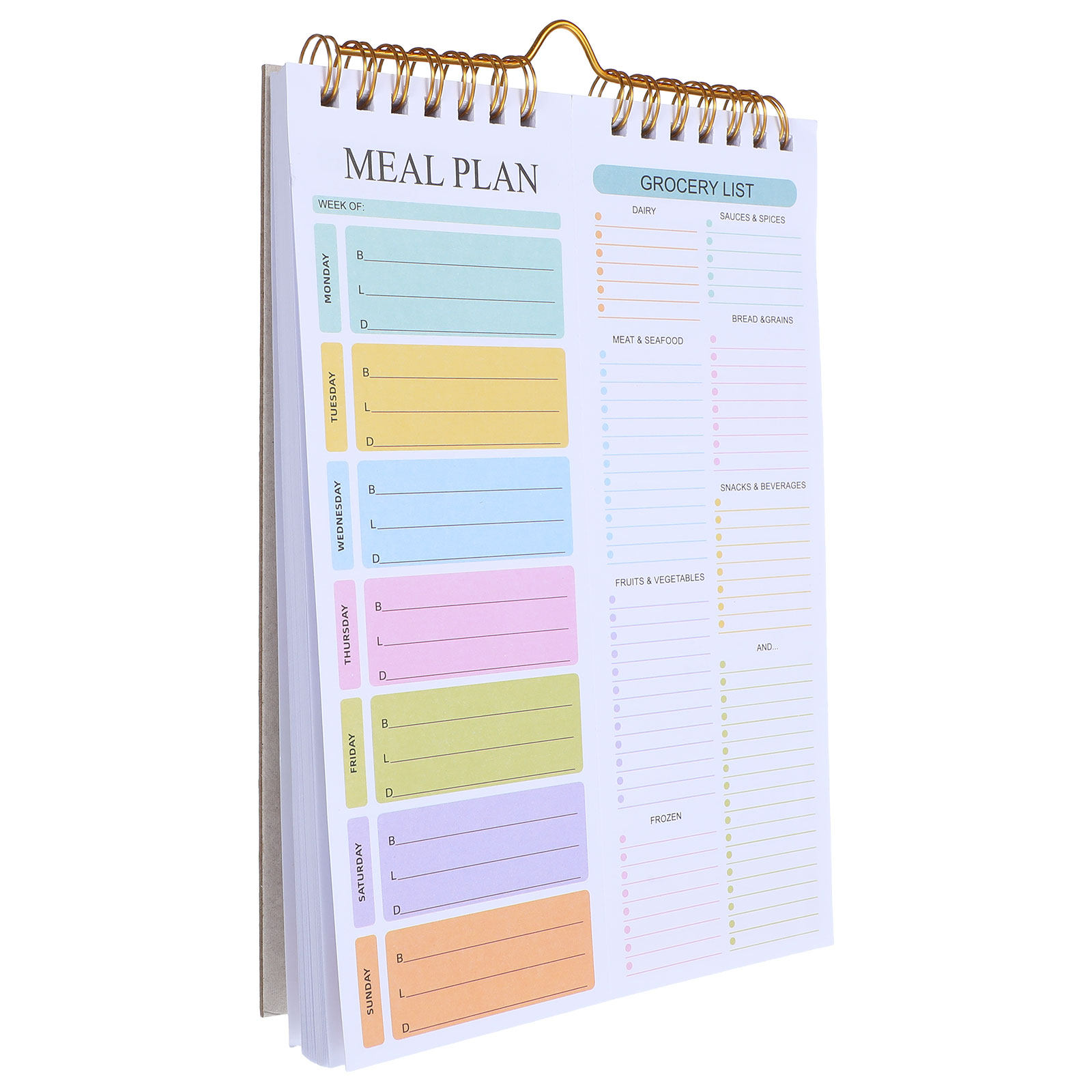 Cuaderno planificador de comid - Meal Prep Menu reseña y precio