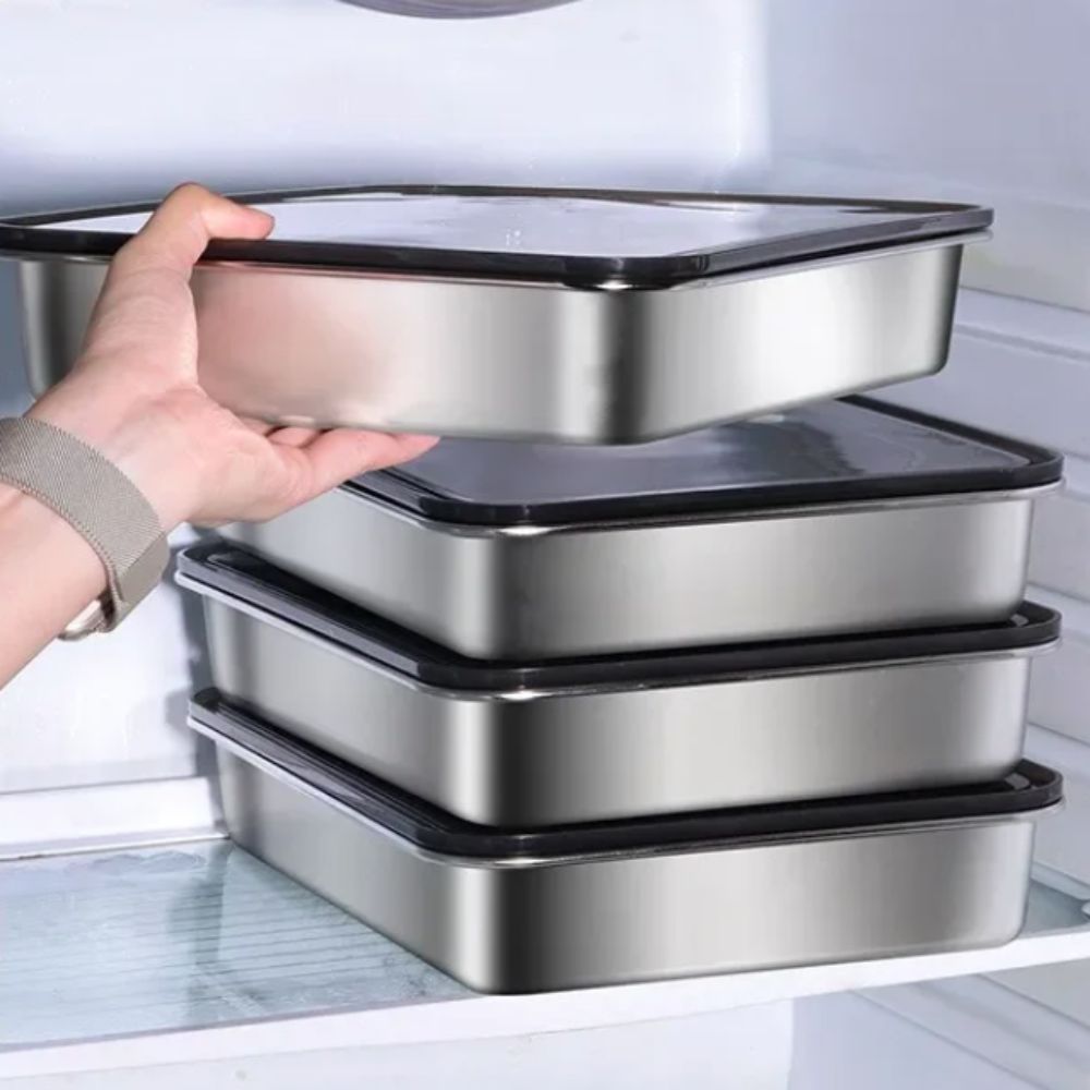 Recipiente de Acero Inoxidable - Meal Prep Menu reseña y precio