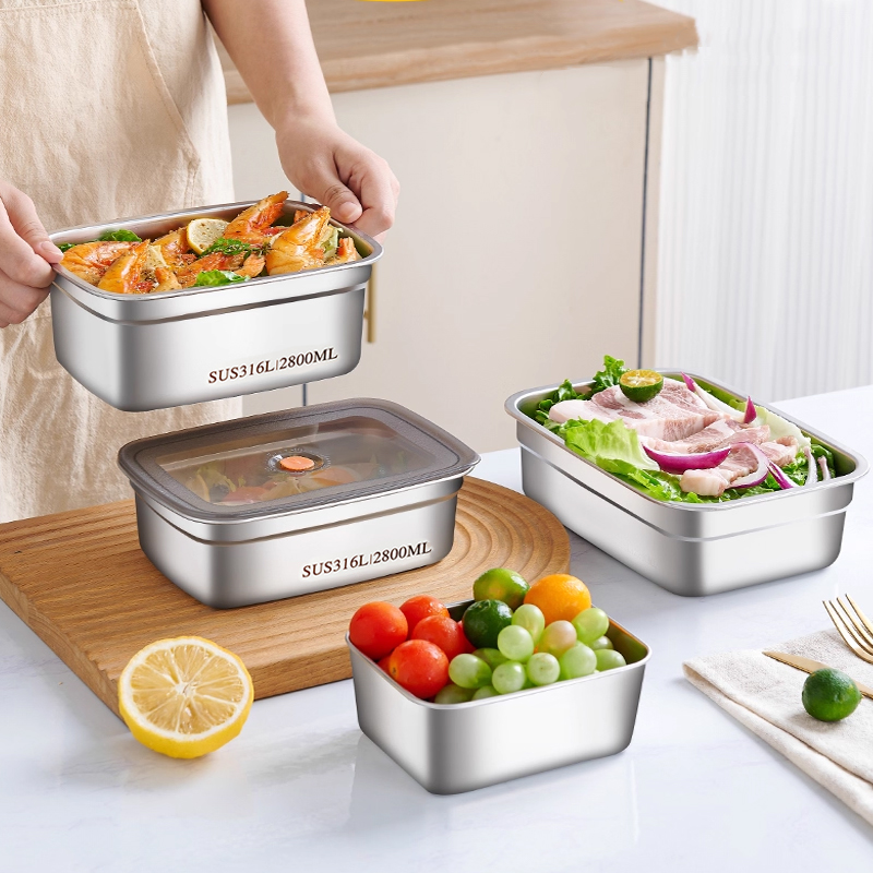 Caja de conservación de alimen - Stainless Bento Box reseña y precio