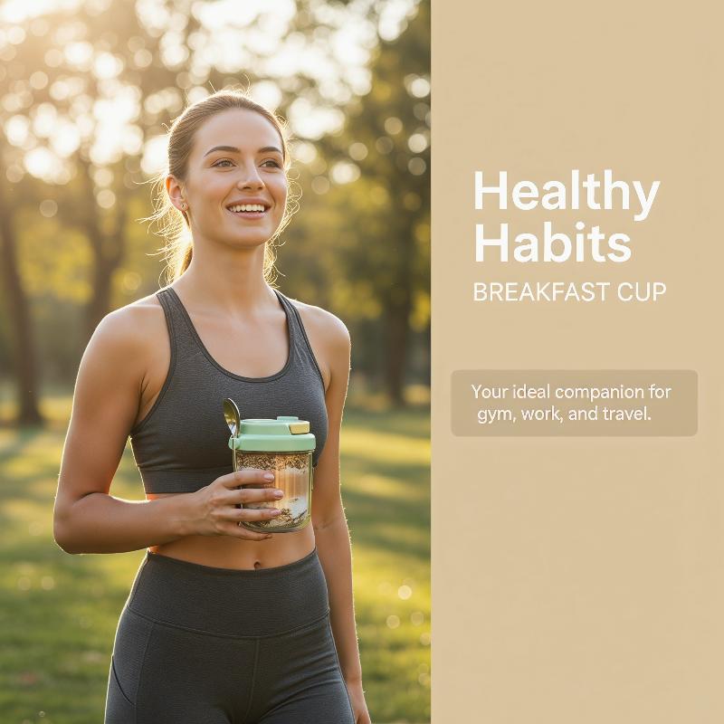Taza Portátil para Desayuno, C - Meal Prep Yogurt Containers reseña y precio