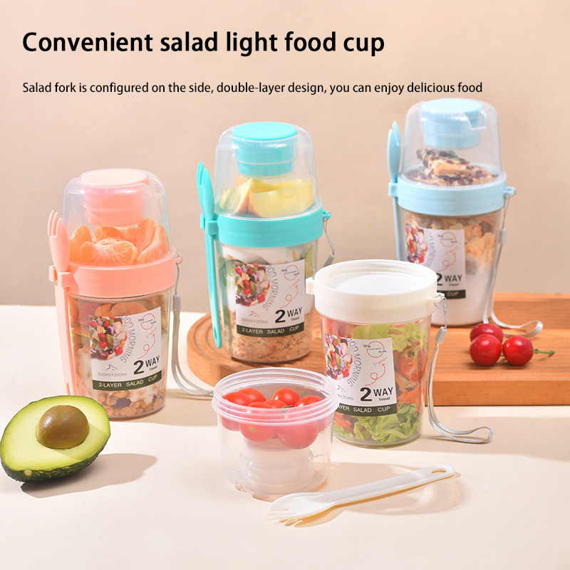 Vaso portátil para ensalada de - Meal Prep Oatmeal Jars reseña y precio