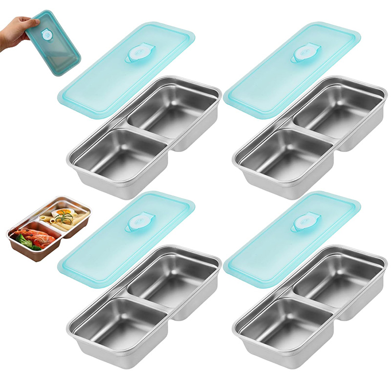 Caja portátil de acero inoxida - Stainless Bento Box reseña y precio