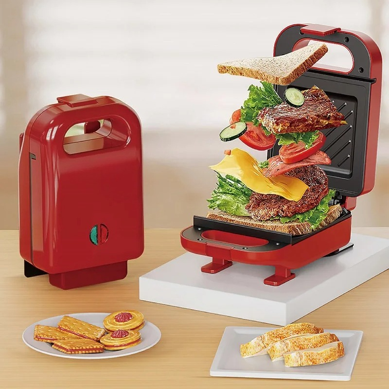 Máquina para Hacer Waffles, To - Breakfast Sandwich Press reseña y precio