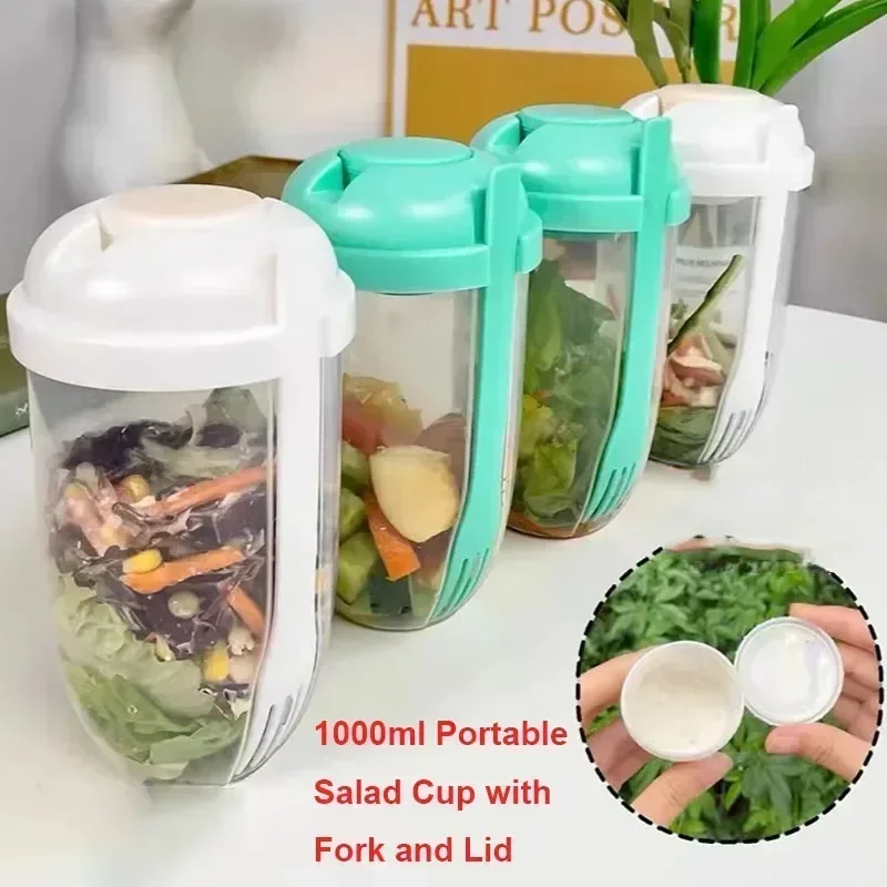 Tazón Portátil para Ensaladas  - Meal Prep Yogurt Containers reseña y precio
