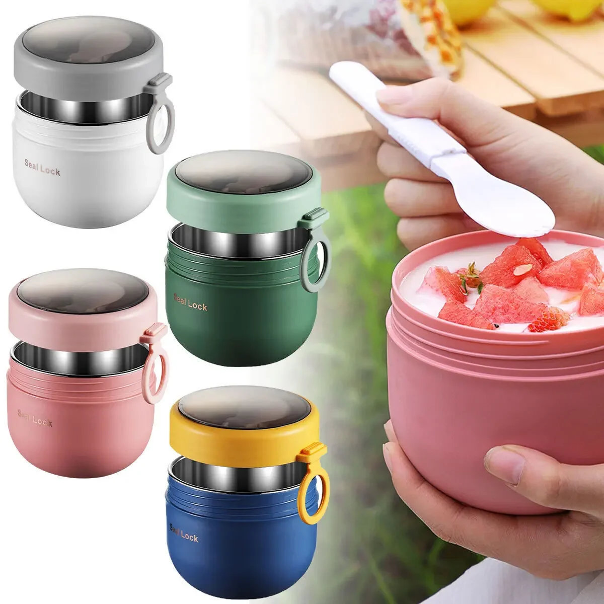 Tazas de desayuno de 600ml/800 - Meal Prep Yogurt Containers reseña y precio