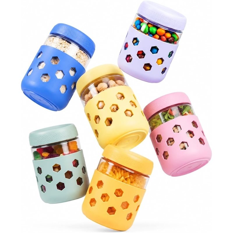 ABMR-1Set Frascos para Avena N - Meal Prep Oatmeal Jars reseña y precio