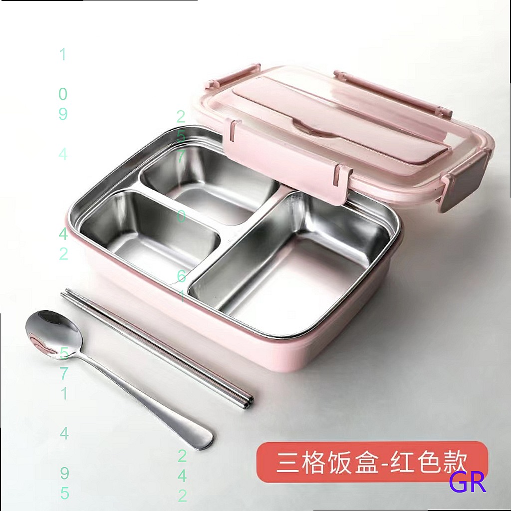 Lonchera Bento Portátil para E - Stainless Bento Box reseña y precio