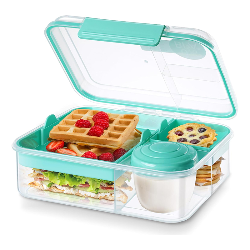 Lonchera Bento de 4 Compartime - Meal Prep Menu reseña y precio