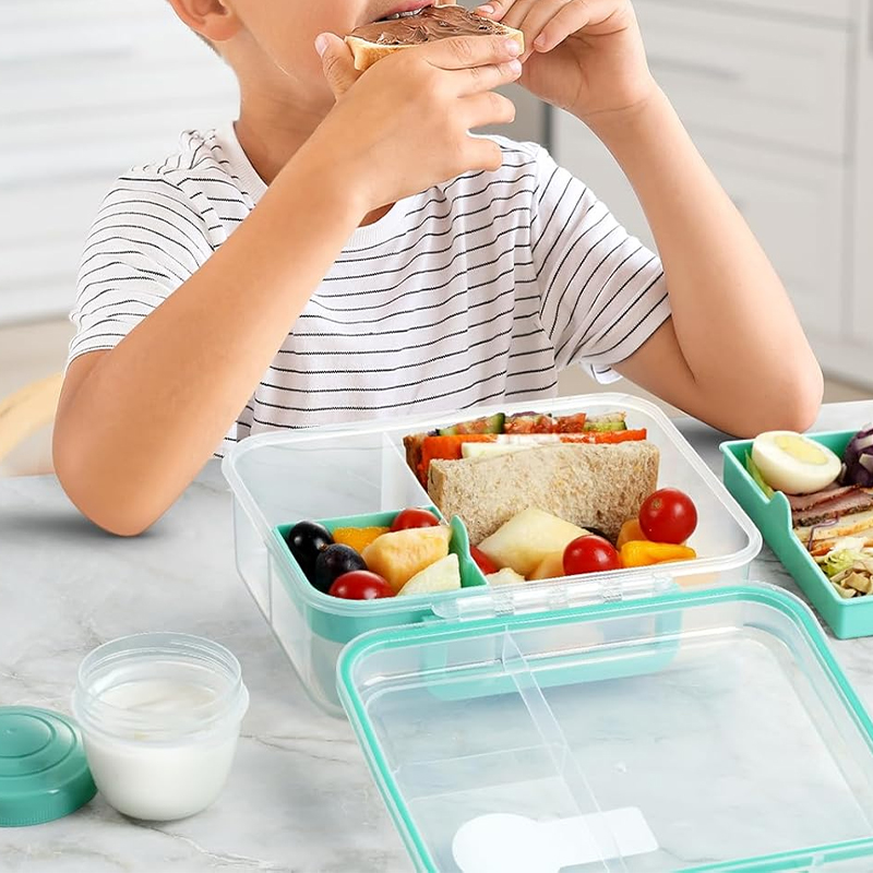 Lonchera Bento de 4 Compartime - Meal Prep Menu reseña y precio