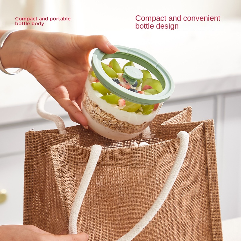 Recipiente de vidrio para aven - Meal Prep Yogurt Containers reseña y precio