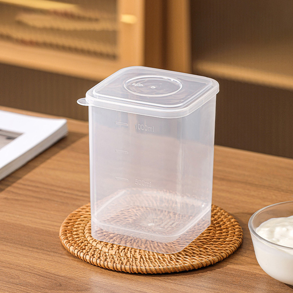 Recipiente de plástico transpa - Meal Prep Yogurt Containers reseña y precio