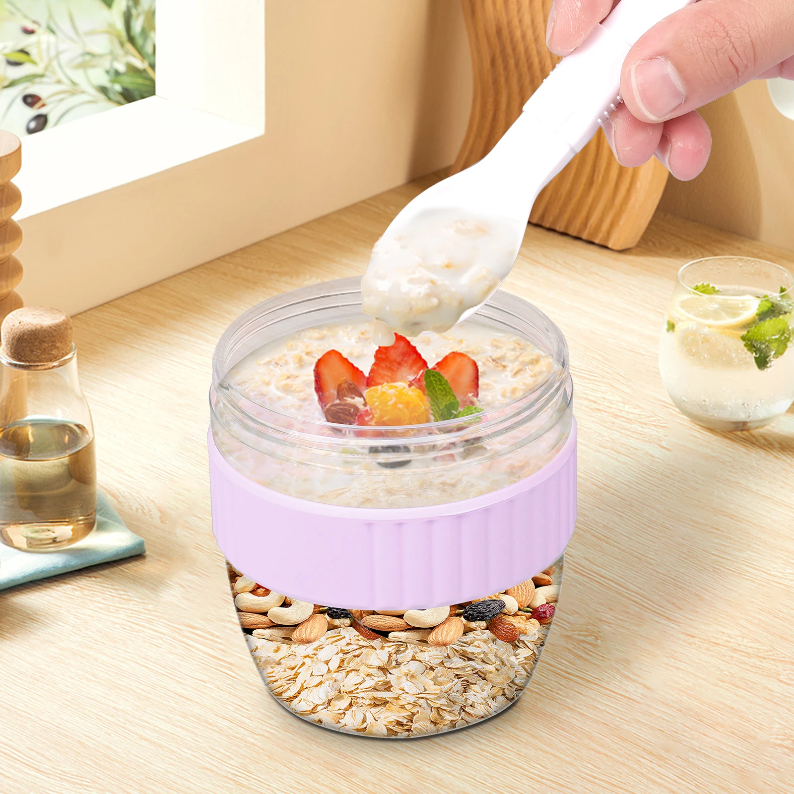Recipiente de Doble Capa para  - Meal Prep Yogurt Containers reseña y precio