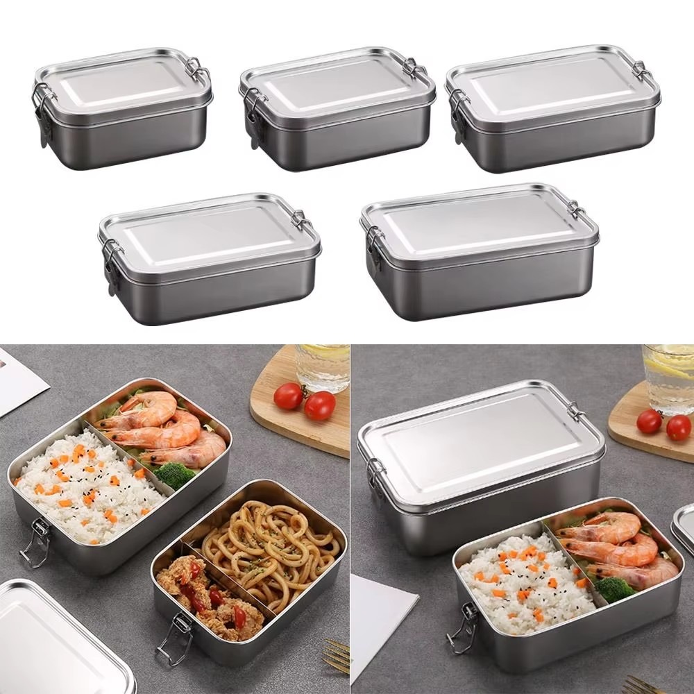 Lonchera Cuadrada de Acero Ino - Stainless Bento Box reseña y precio