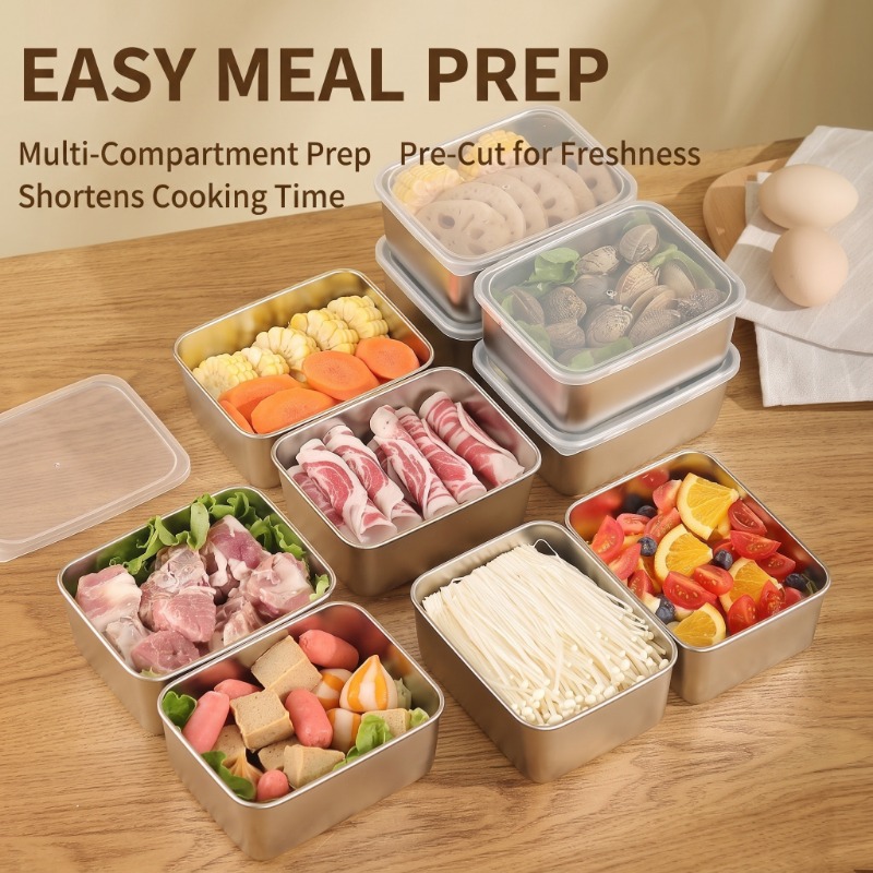 Juego de Recipientes Hermético - Meal Prep For Office reseña y precio